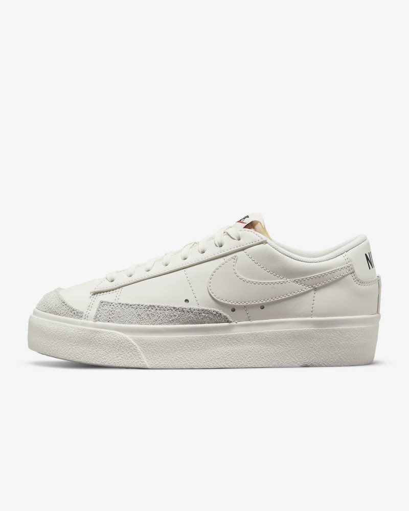 Nike Blazer Low Platform Sail/Sail/Schwarz/Sail