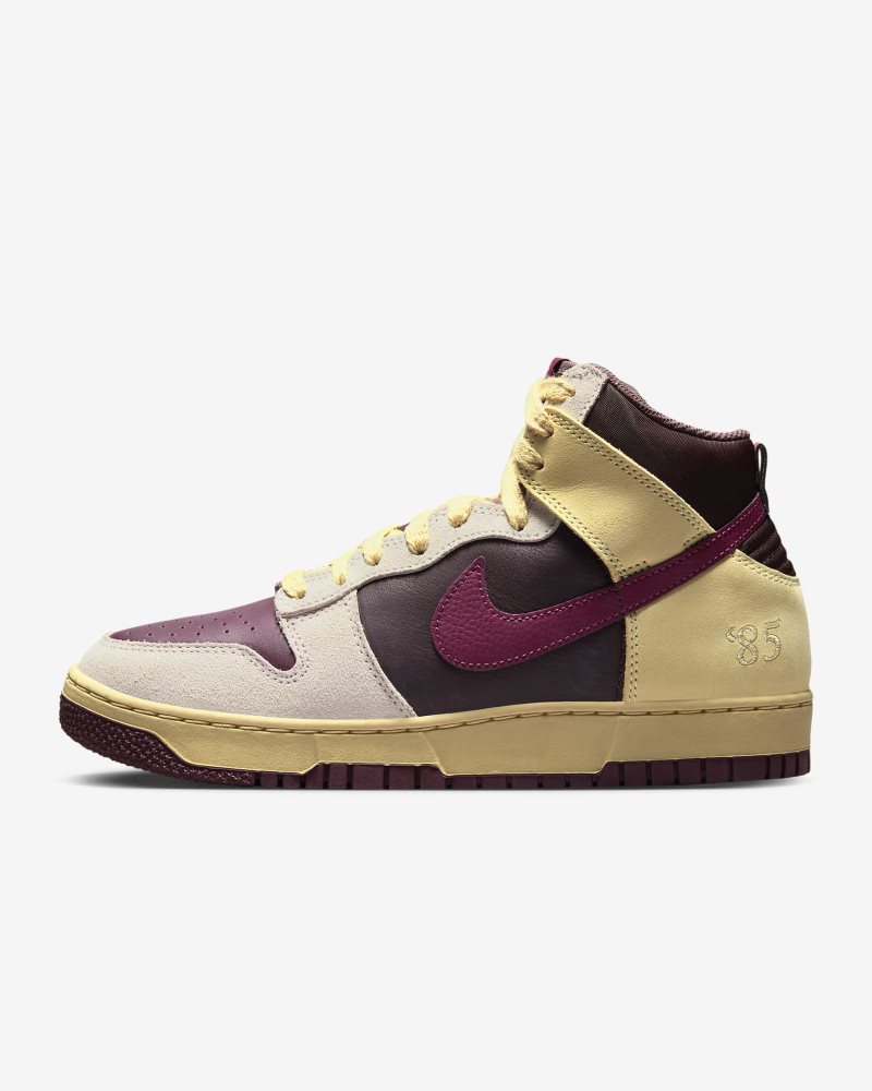 Nike Dunk High 1985 Alabaster/Earth/Night Maroon/Rosewood