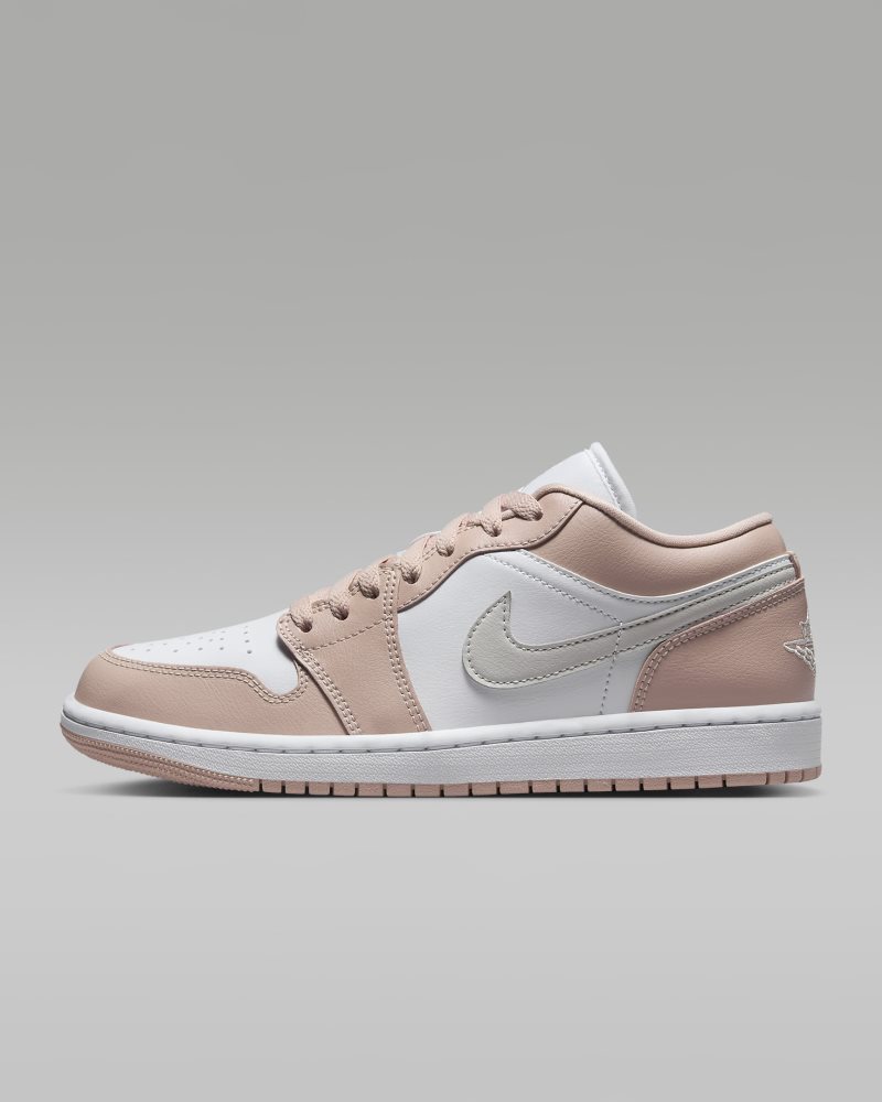 Air Jordan 1 Low Weiß/Particle Beige/Light Bone