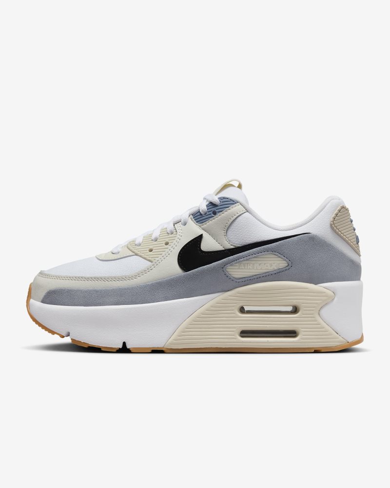 Nike Air Max 90 LV8 Weiß/Ashen Slate/Light Orewood Brown/Schwarz