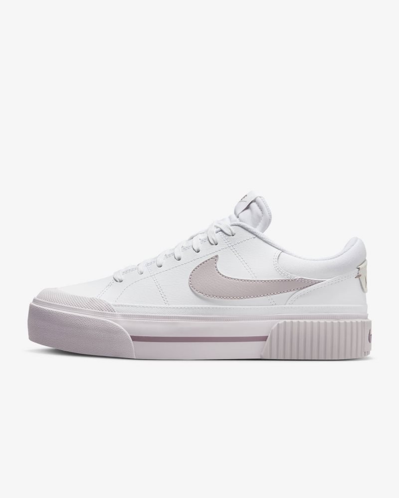 Nike Court Legacy Lift Weiß/Smokey Mauve/Platinum Violet