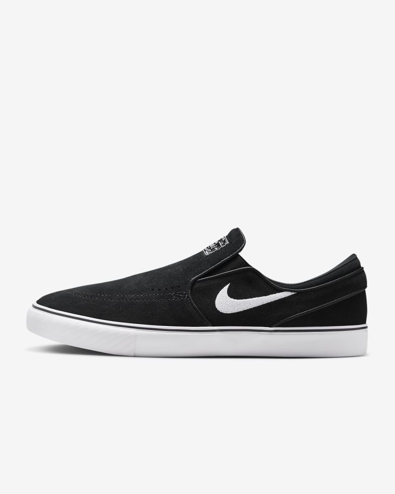 Nike SB Janoski+ Slip Schwarz/Schwarz/Schwarz/Weiß