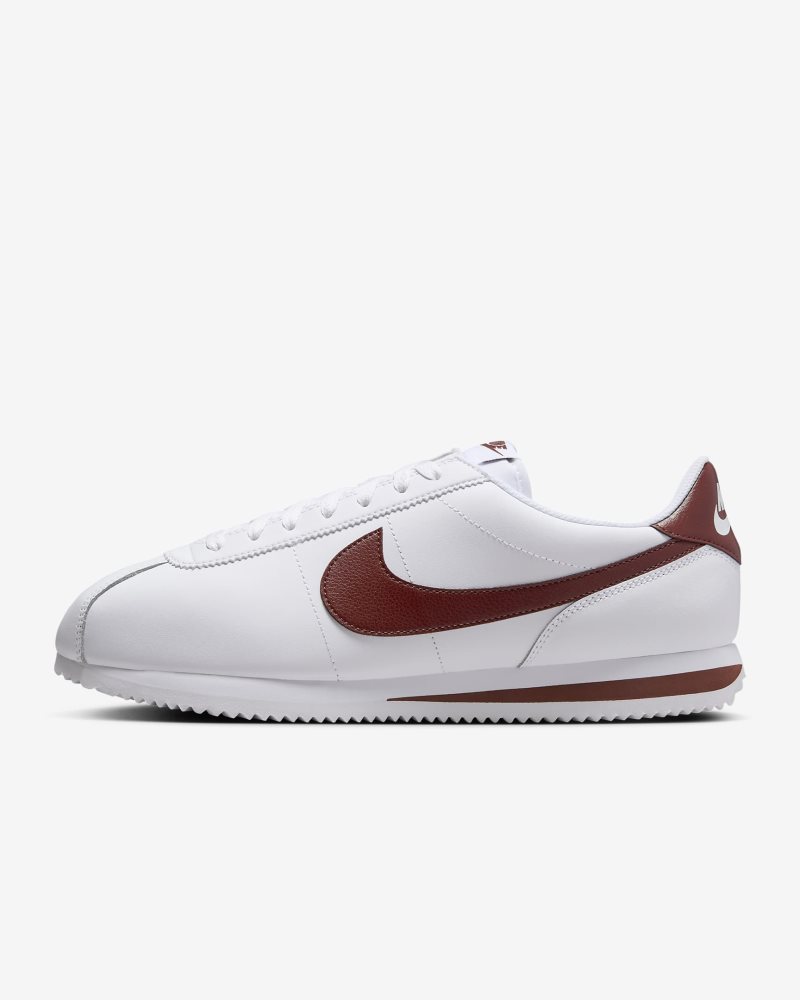 Nike Cortez Leder Weiß/Dunkel Pony