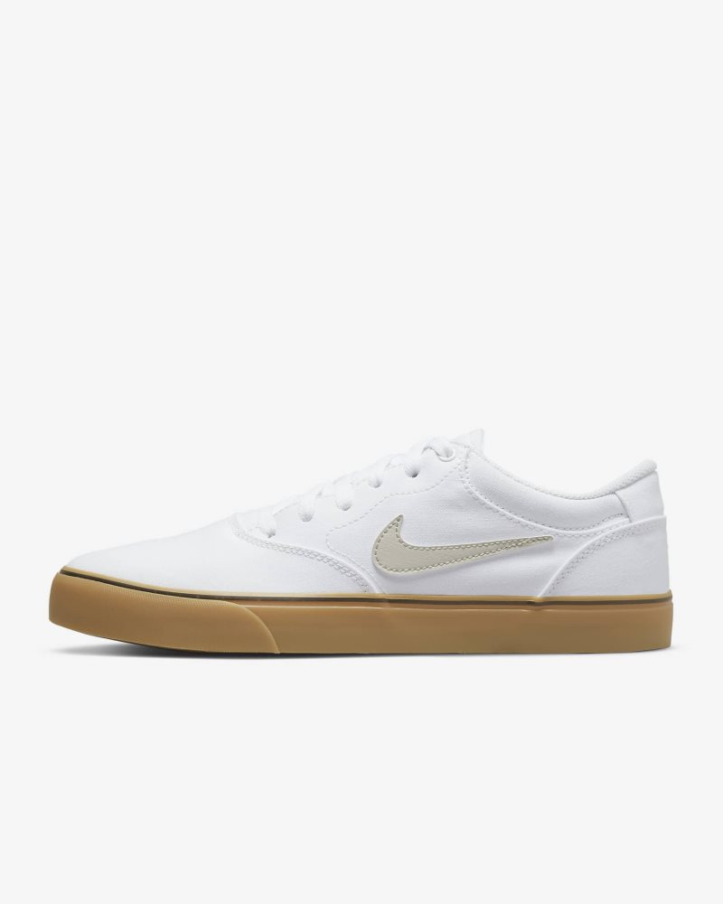 Nike SB Chron 2 Canvas Weiß/Weiß/Gummi Hellbraun/HellKnochen