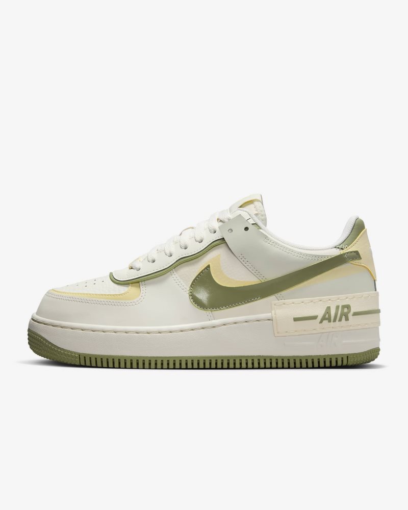 Nike Air Force 1 ShadowSegel/Alabaster/Blasses Elfenbein/Ölgrün