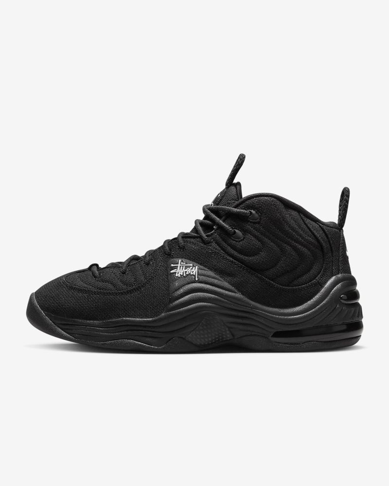 Nike Air Penny 2 x St眉ssy Schwarz/Schwarz/Weiß