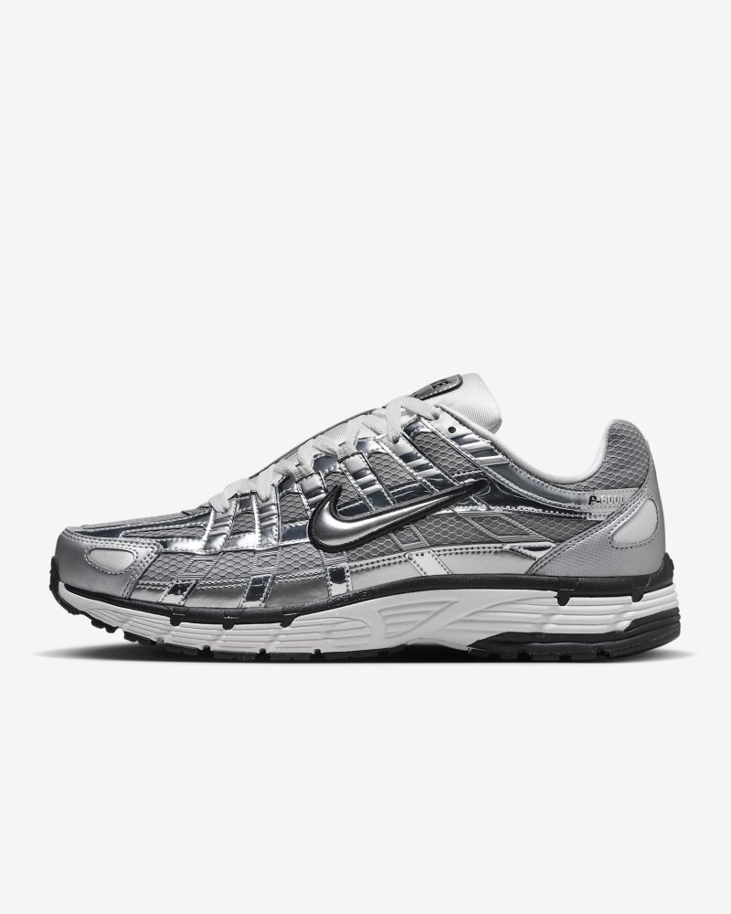 Nike P-6000 Metallic Silver/Sail/Black/Metallic Silver