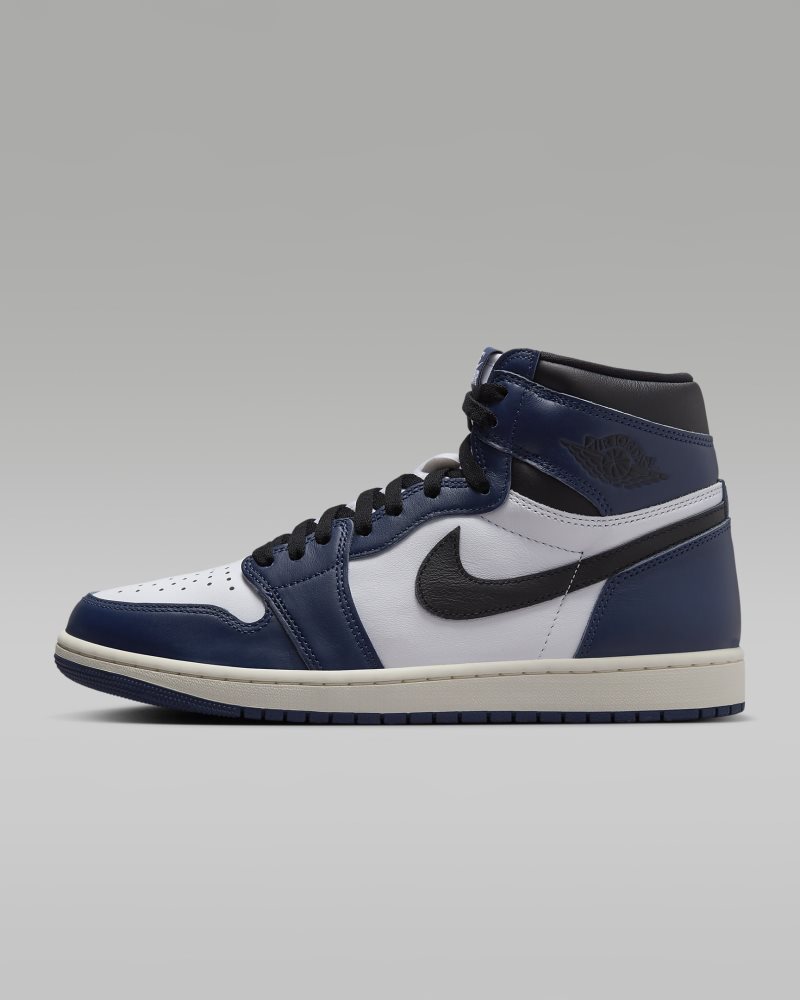 Air Jordan 1 Retro High OG „Midnight Navy" Mitternachtsmarineblau/Weiß/Segel/Schwarz