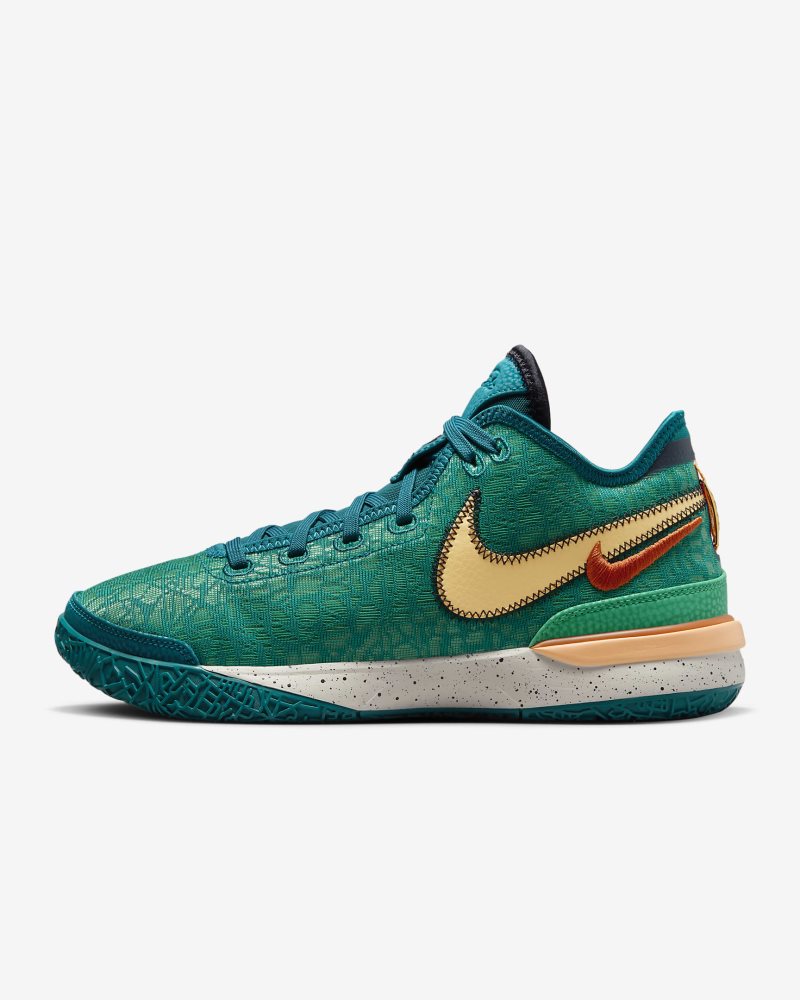 LeBron NXXT Gen Geode Teal/Melon Tint/Stadium Green/Campfire Orange