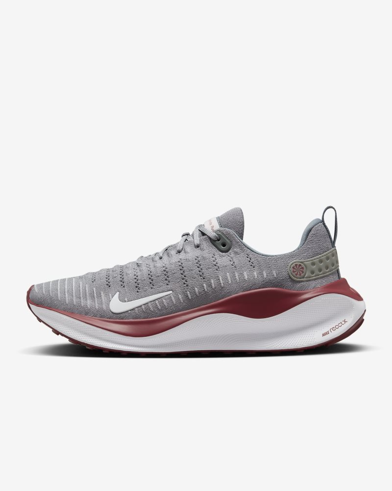 Nike InfinityRN 4 Cool Grey/Team Maroon/Weiß