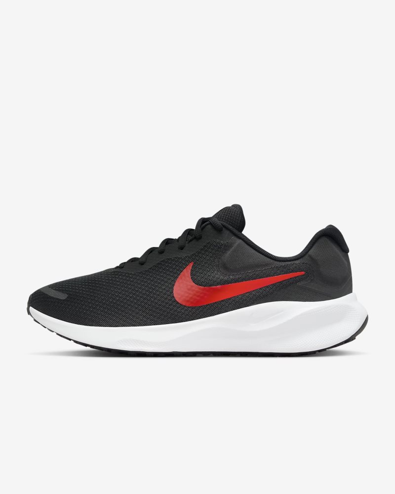 Nike Revolution 7 Schwarz/Weiß/University Red