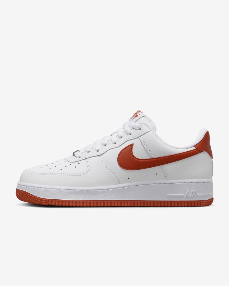 Nike Air Force 1 07 Weiß/Weiß/DracheRot