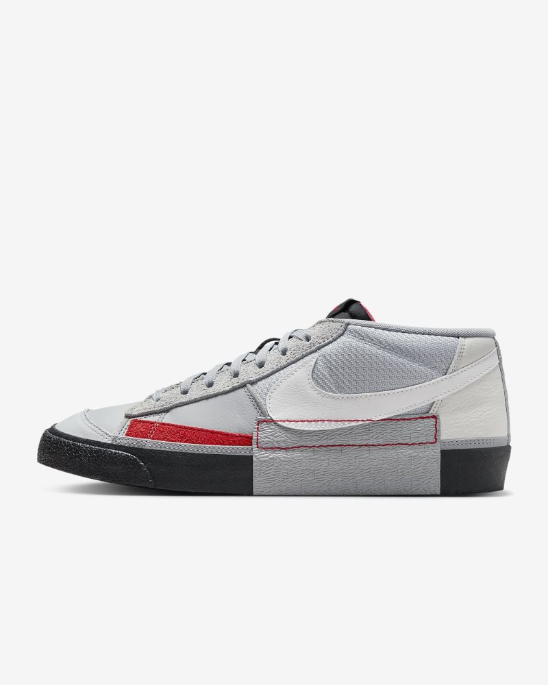 Nike Blazer Low Pro Club Wolfsgrau/Pure Platinum/University Red/Summit White