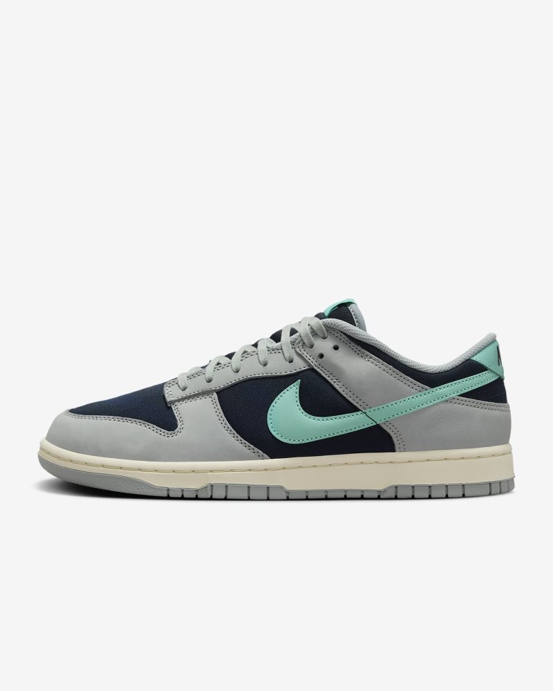 Nike Dunk Low Retro Premium Helles Bimsstein/Dunkle Obsidian/Kokosmilch/Grüner Frost