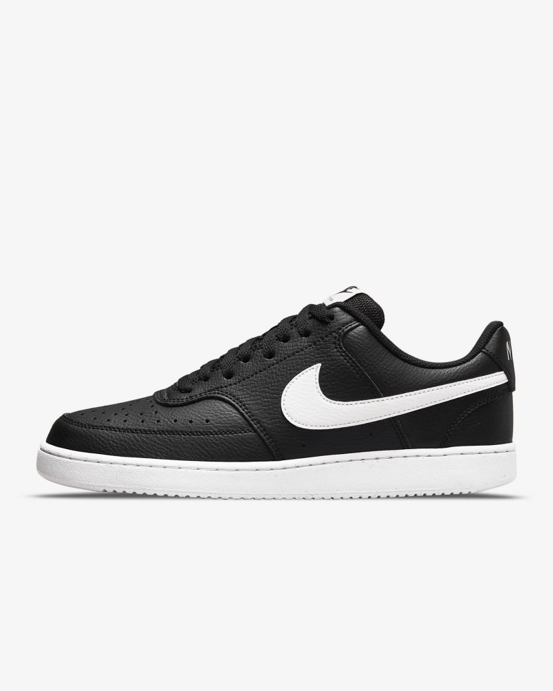 Nike Court Vision Low Next Nature Schwarz/Schwarz/Weiß