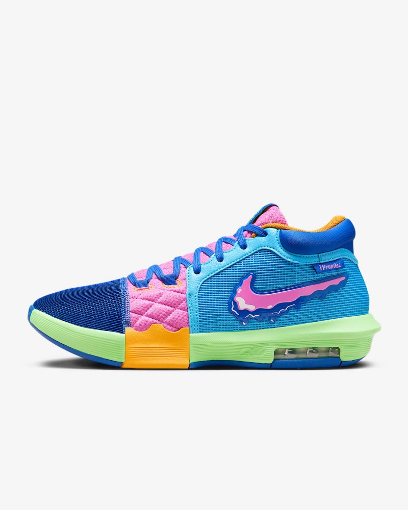 LeBron Witness 8 „I Promise School" Mehrfarbig/Baltic Blue/Playful Pink/Mehrfarbig