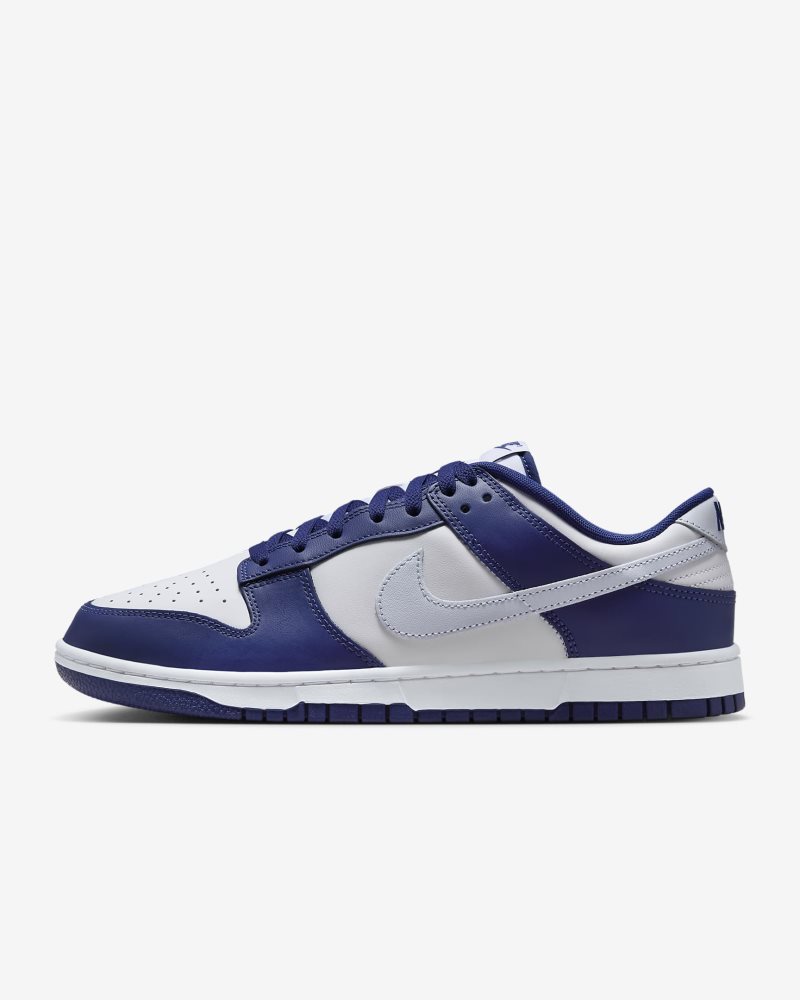 Nike Dunk Low Retro Deep Royal Blue/Weiß/Football Grey