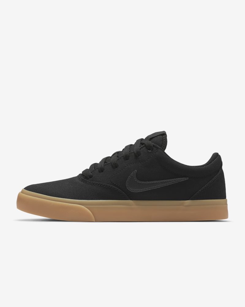 Nike SB Charge Canvas Schwarz/Schwarz/Gum Hellbraun/Schwarz