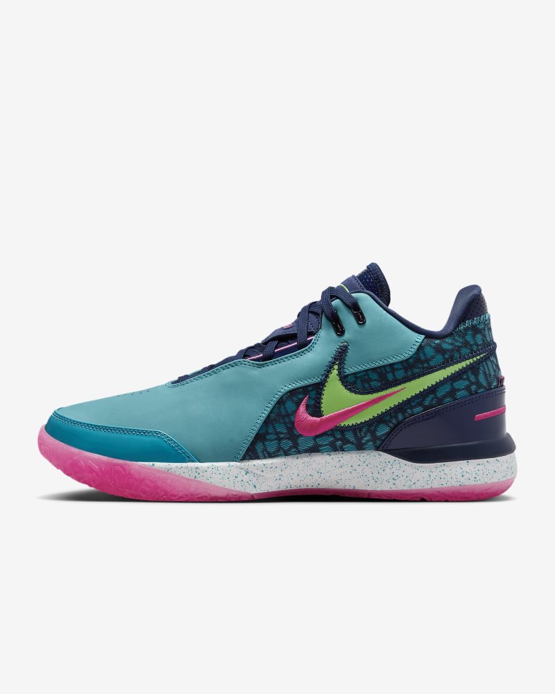 LeBron NXXT Gen AMPD Dusty Cactus/Midnight Navy/Fierce Pink/Green Strike