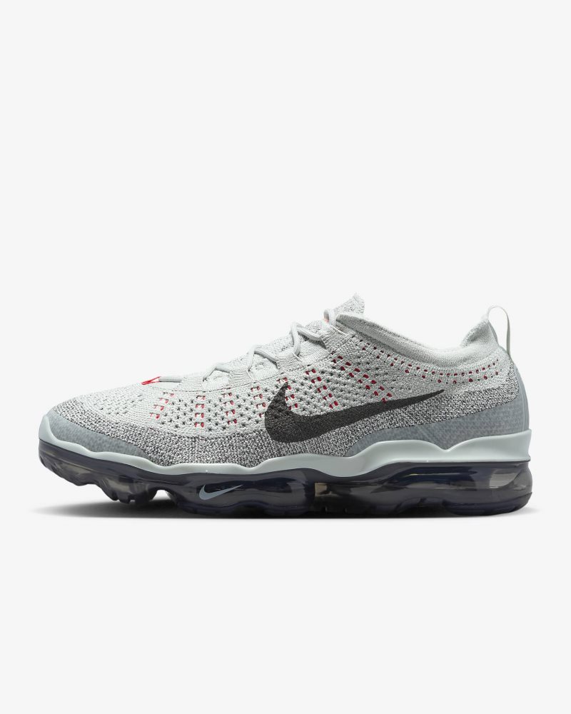 Nike Air VaporMax 2023 Flyknit Hellsilber/Picante Red/Anthrazit/Smoke Grey