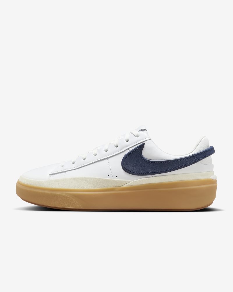 Nike Blazer Phantom Low Weiß/Summit White/Gummigelb/Mitternachtsmarine