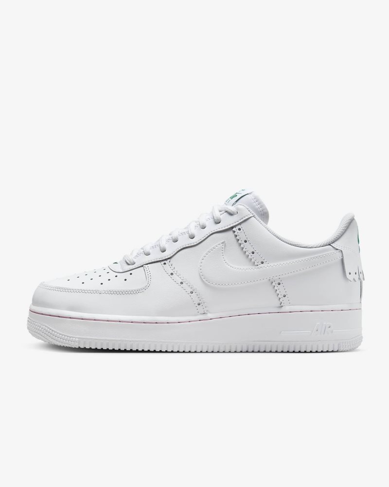 Nike Air Force 1 07 LV8 Weiß/Mittelweiches Rosa/Malachit/Weiß