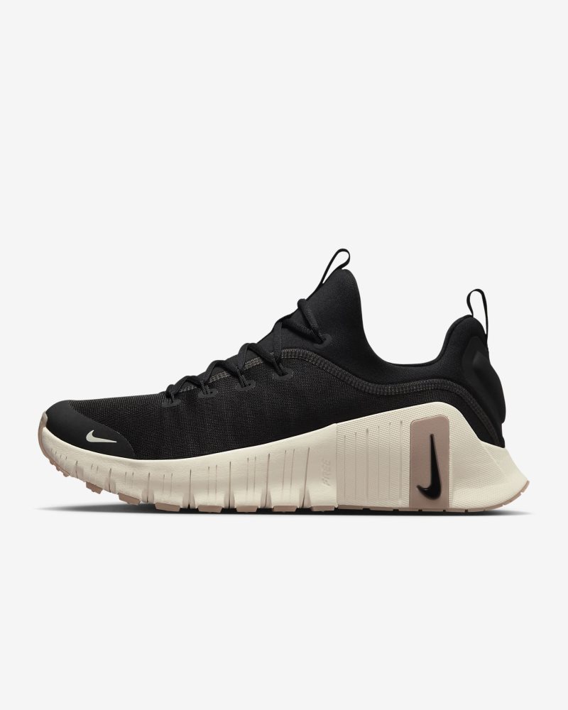 Nike Free Metcon 6 Schwarz/Gum Light Brown/Coconut Milk