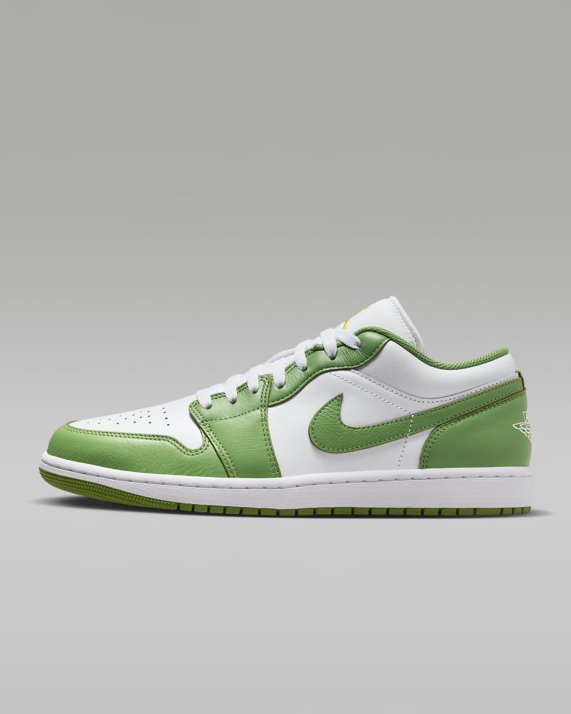 Air Jordan 1 Low SE Weiß/Lightning/Chlorophyll