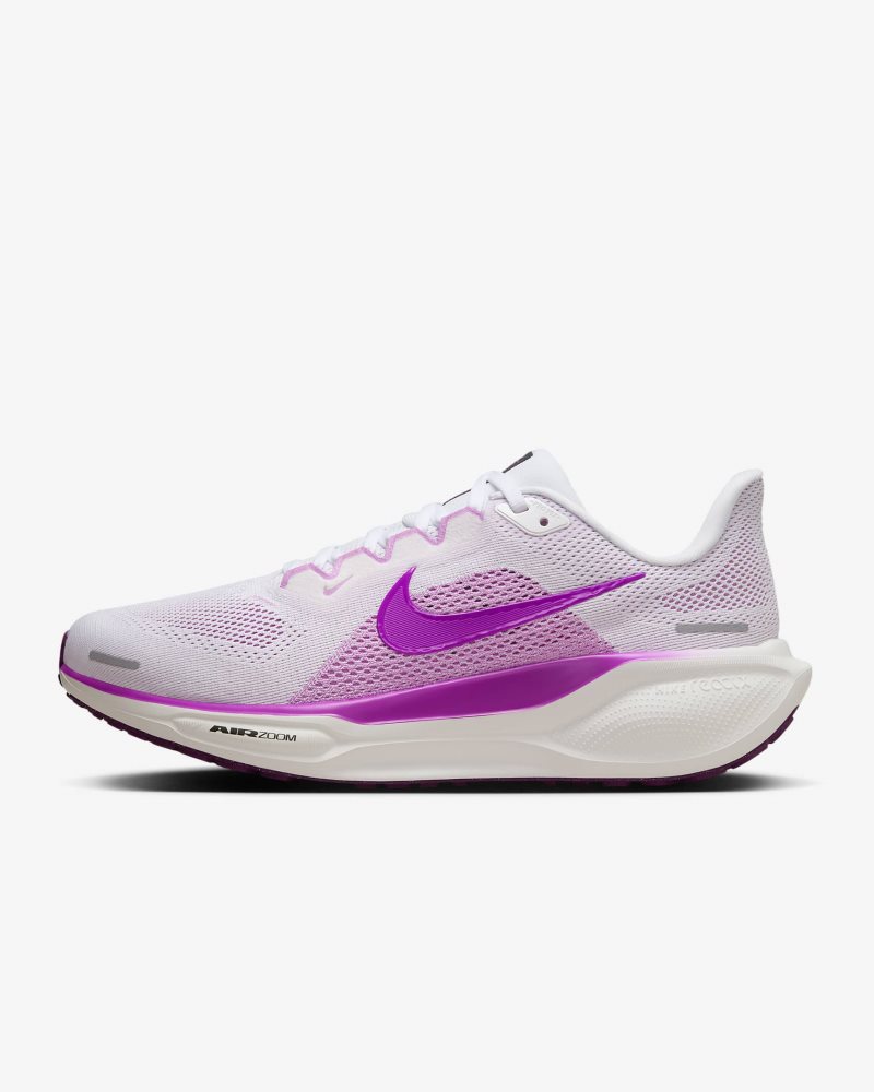 Nike Pegasus 41 Weiß/Schwarz/Beyond Pink/Hyperviolett