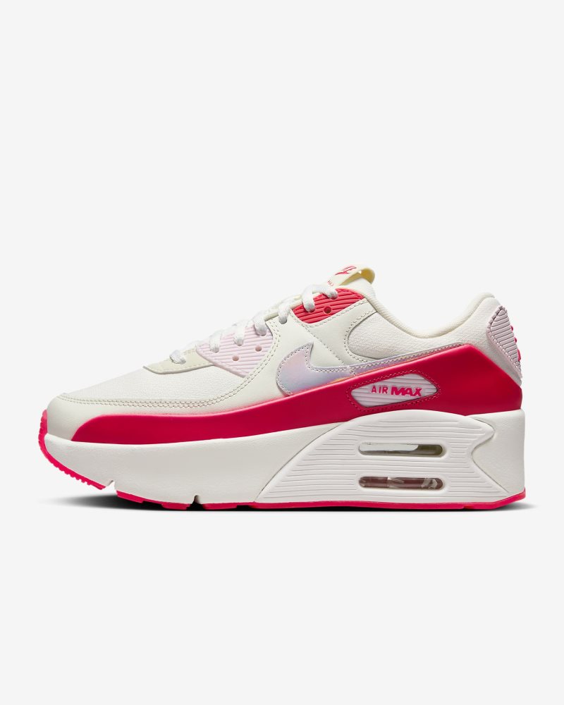 Nike Air Max90 LV8 Segel/Sirenenrot/Perlenpink/Mehrfarbig