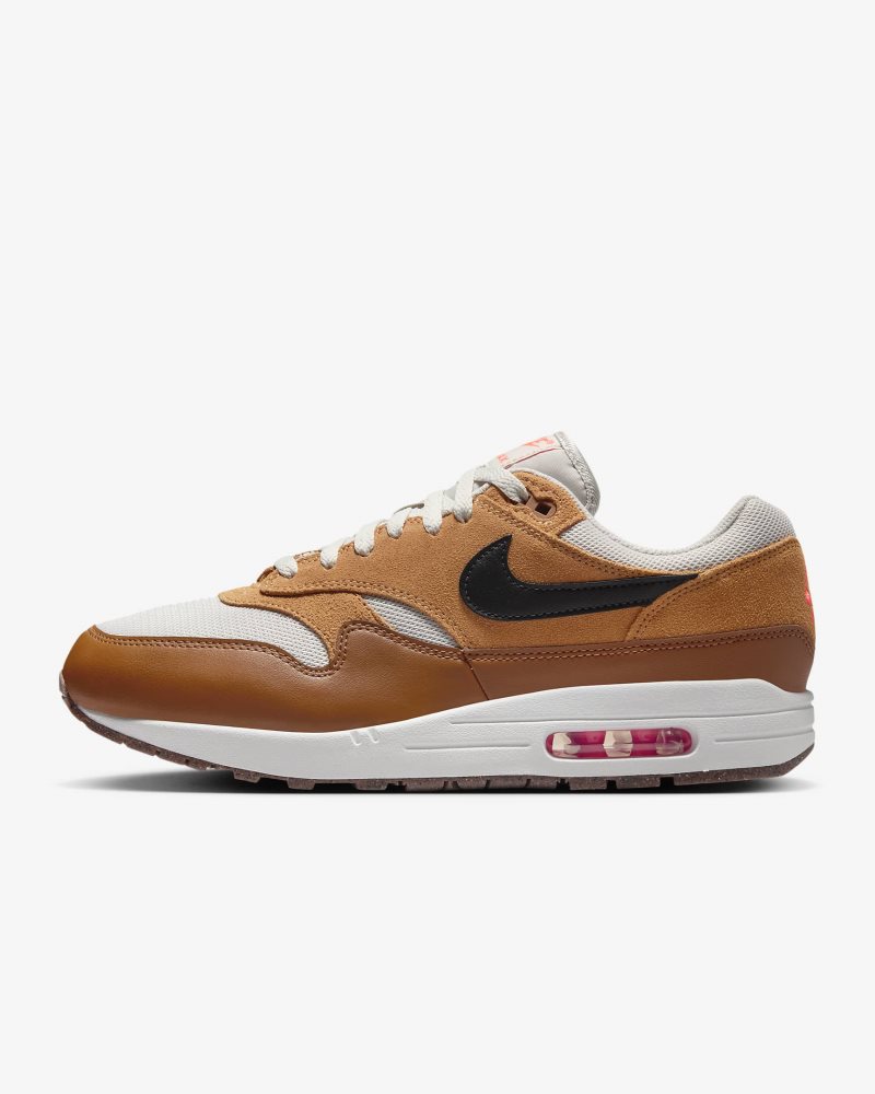 Nike Air Max 1 Essential Light Bone/Flax/British Tan/Schwarz