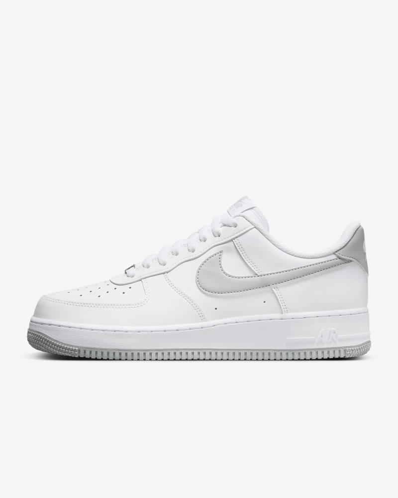 Nike Air Force 1 07 White/White/Light Smoke Grey