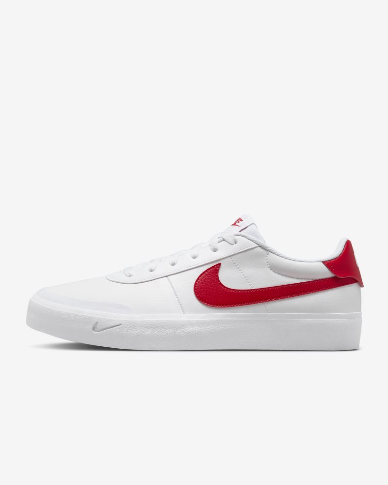 Nike Court Shot Weiß/Photon Dust/Wolf Grey/University Red