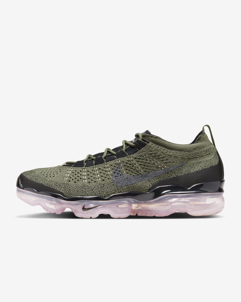 Nike Air VaporMax 2023 Flyknit Medium Olive/Pink Oxford/Schwarz/Schwarz