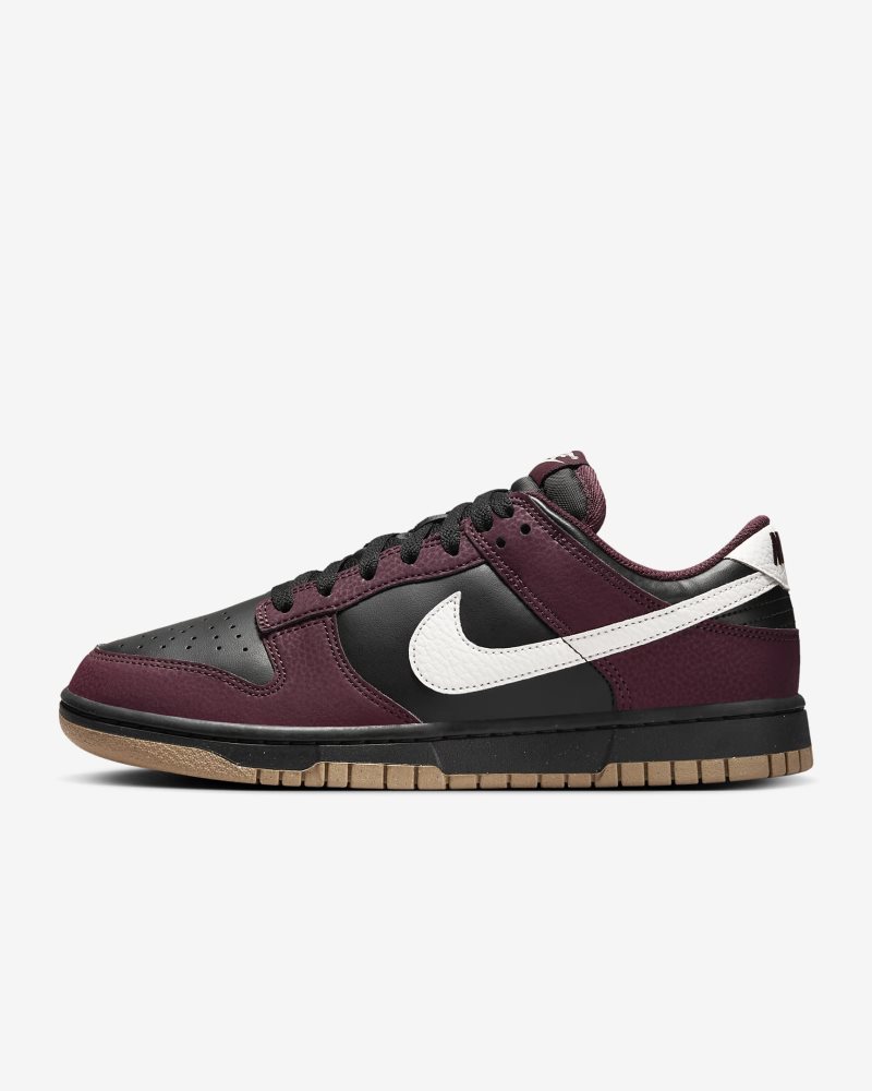 Nike Dunk Low Next Nature Burgundy Crush/Schwarz/Khaki/Phantom