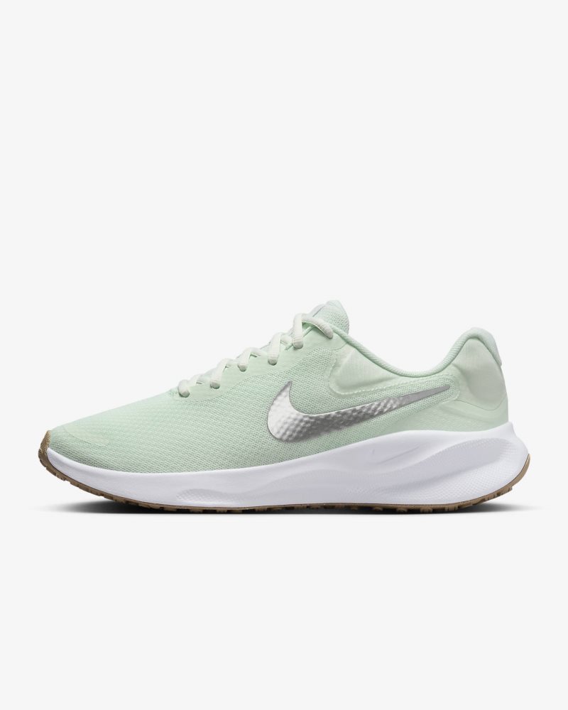 Nike Revolution 7 Barely Green/Weiß/Platinum Tint/Metallic Silver