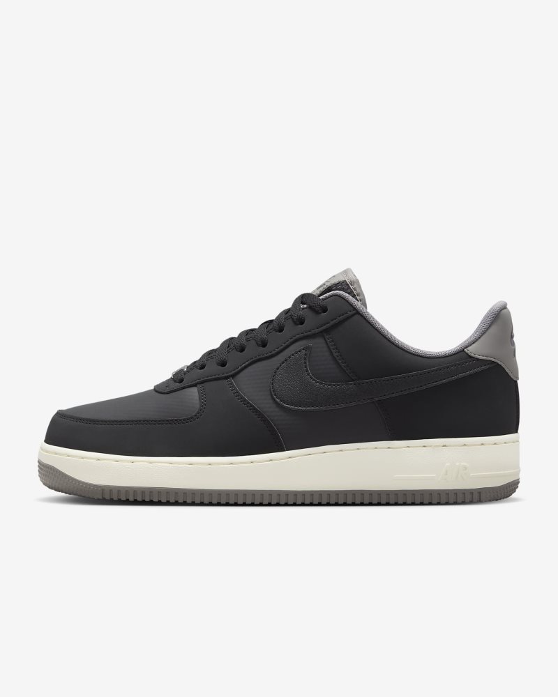 Nike Air Force 1 07 LV8 Schwarz/Flat Pewter/Kokosmilch/Schwarz