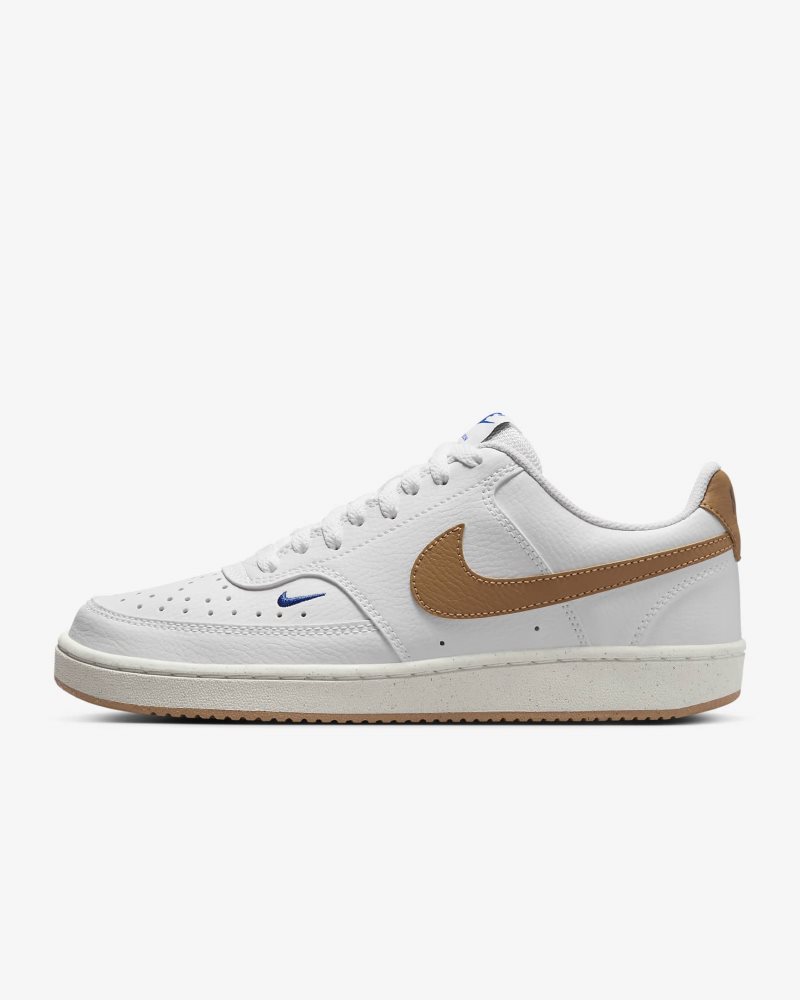 Nike Court Vision Low Next Nature Weiß/Game Royal/Segel/Flax