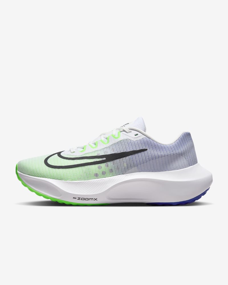 Nike Zoom Fly 5 White/Green Strike/Racer Blue/Black