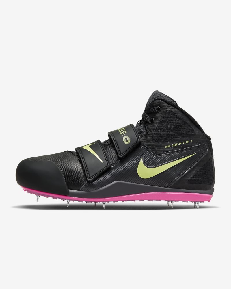 Nike Zoom Javelin Elite 3 Schwarz/Anthrazit/Light Lemon Twist/Fierce Pink